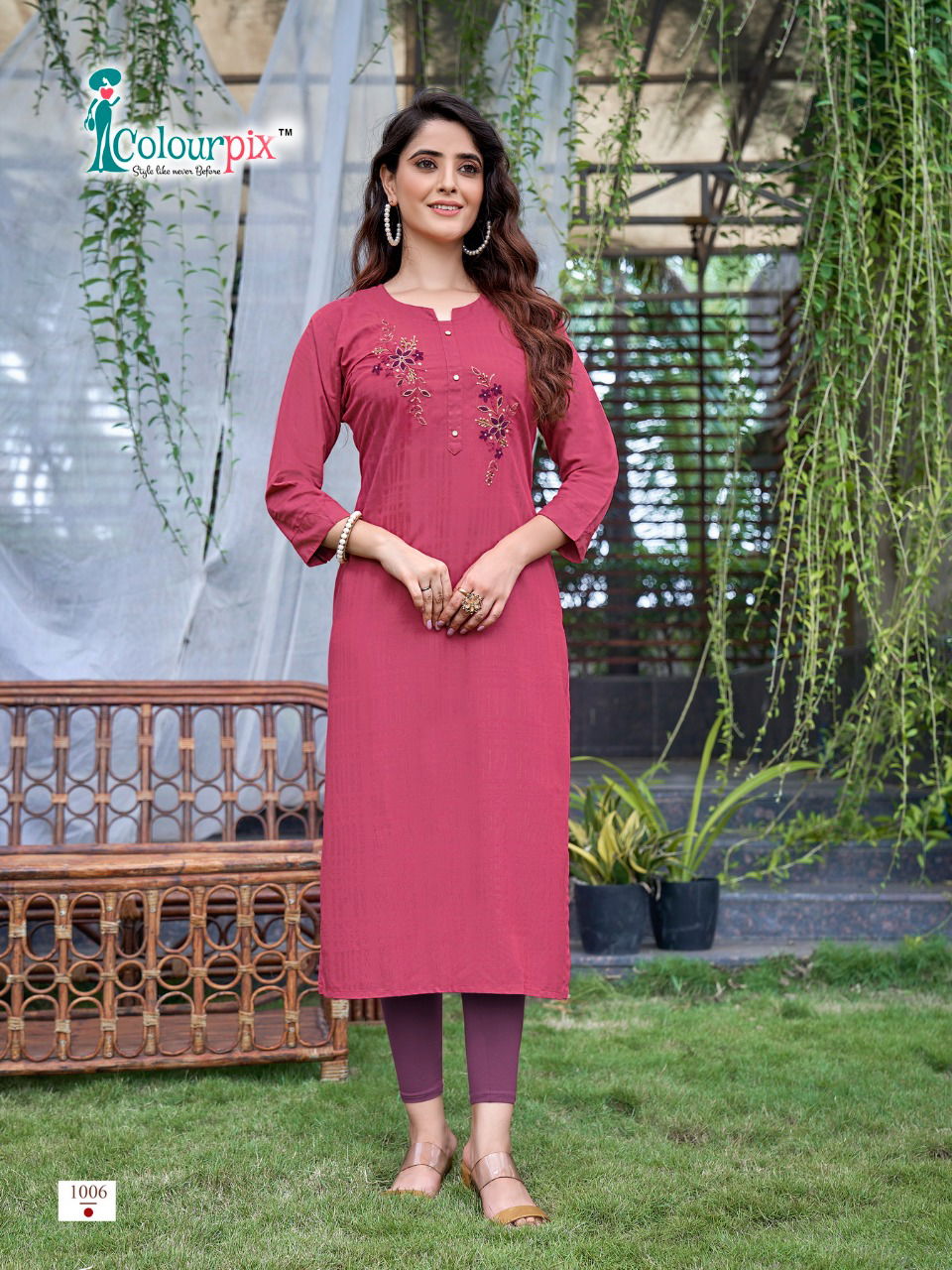 Colourpix Rolex 1 Exclusive Wear Designer Wholesale Kurti Collection